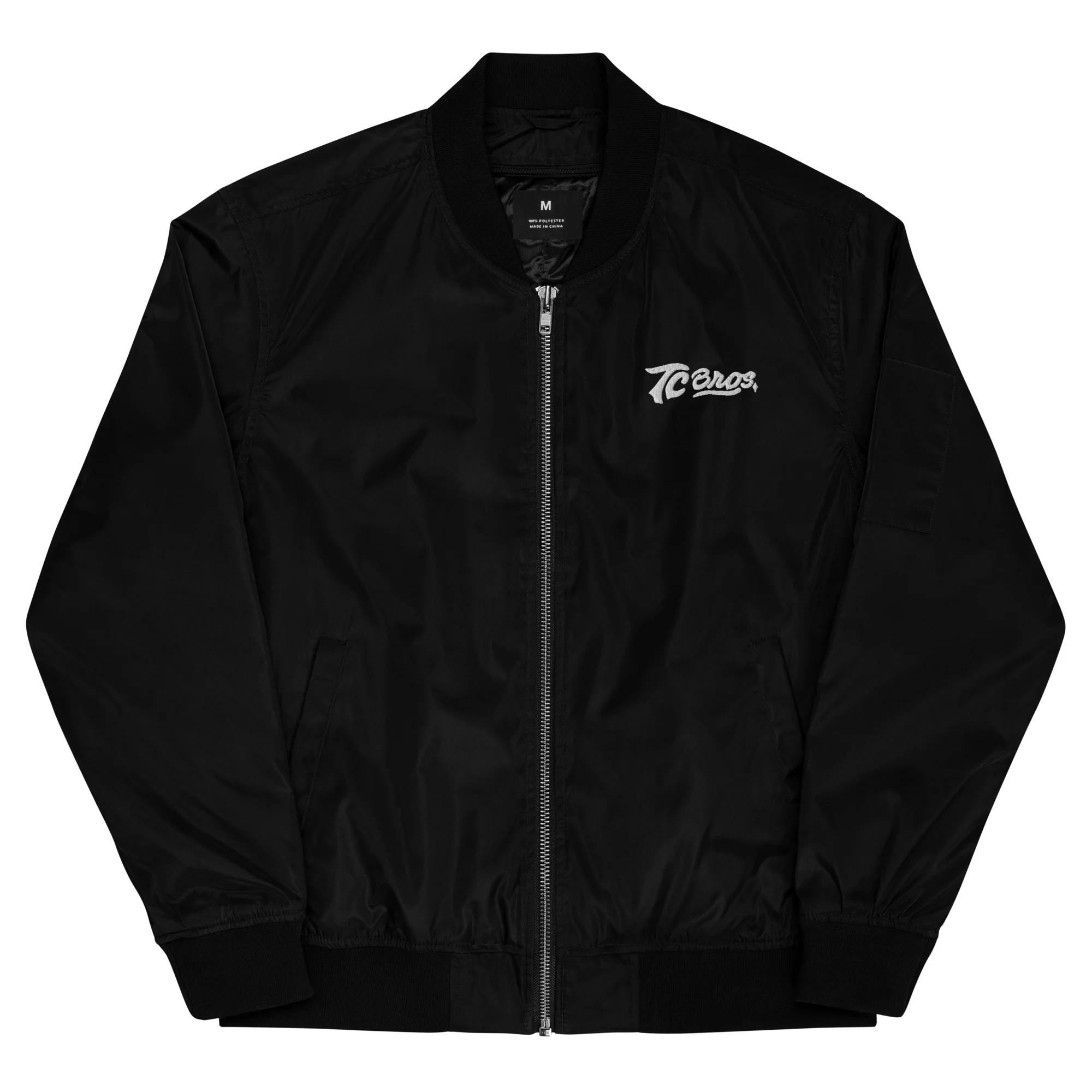 Bomber Jacket - Black - Image 5