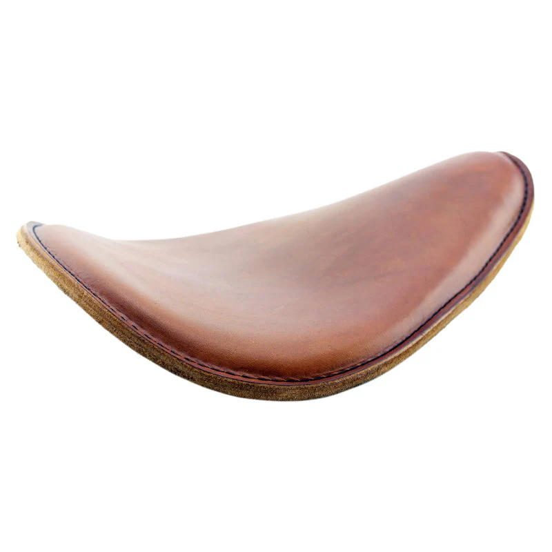 Brown Leather Thin High Back Solo Seat - Image 4