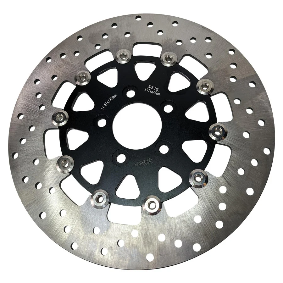 TC Bros. 11.8" Rear Floating Brake Rotor for 2008-Up Harley-Davidson Bagger - Image 3