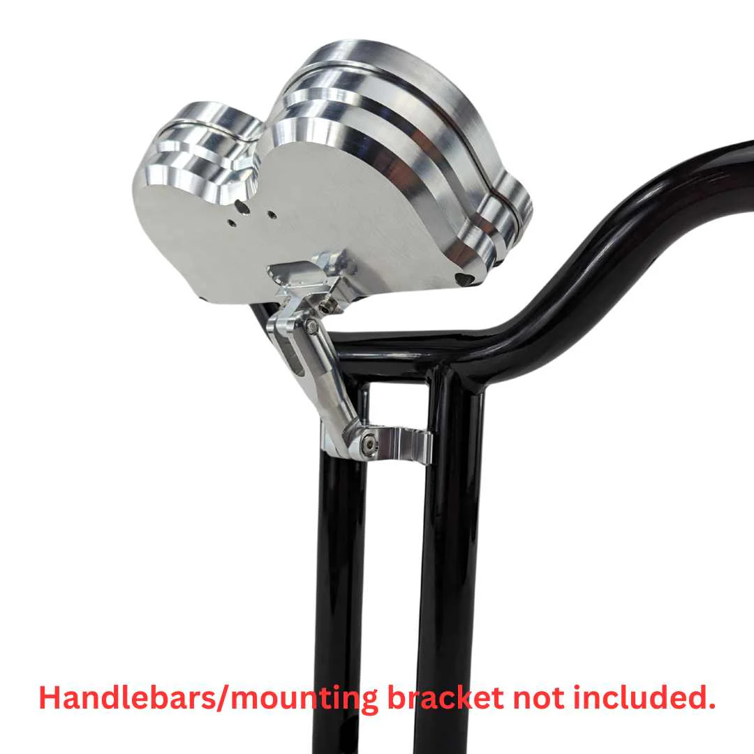 TC Bros. Pro Series Gauge Relocation Bezel for 2014-2023 Harley-Davidson Road Glide - Image 5