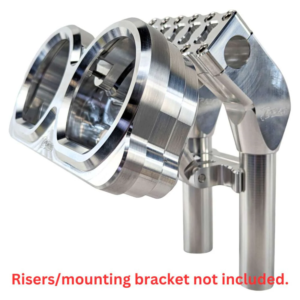 TC Bros. Pro Series Gauge Relocation Bezel for 2014-2023 Harley-Davidson Road Glide - Image 6