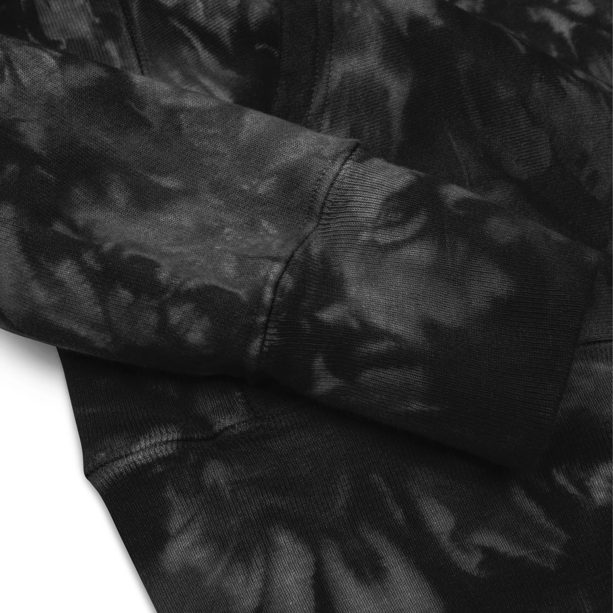 TC Bros./Champion Script Tie-Dye Hoodie - Black - Image 6