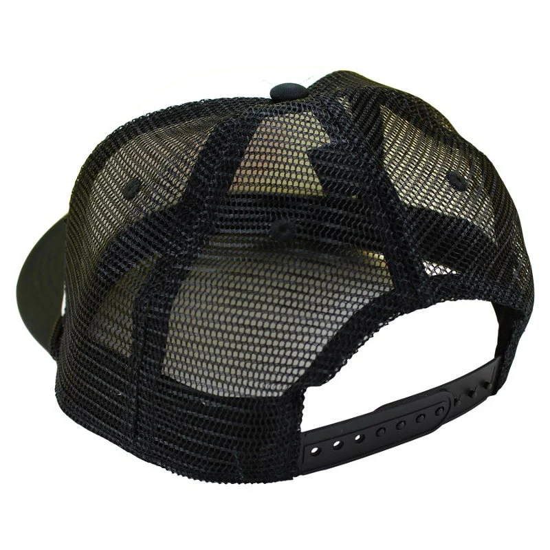 TC Bros. Diamond Trucker Hat - White/Black - Image 3