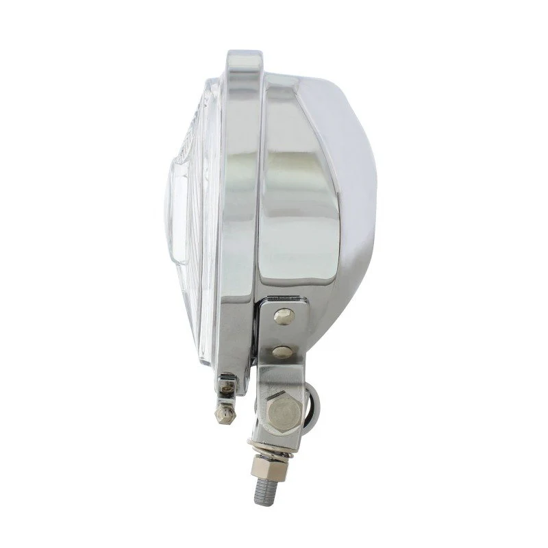 Triangle Chopper Headlight - Aris Style -Chrome - Image 4