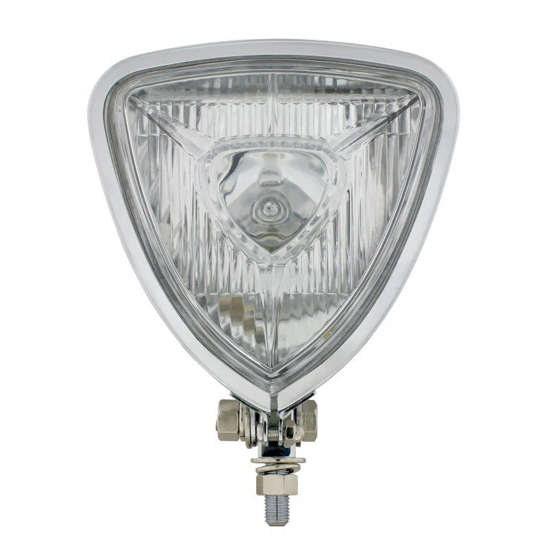 Triangle Chopper Headlight - Aris Style -Chrome - Image 5